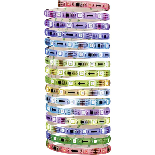 Paulmann Function Digital LED Stripe Set 5m RGB 70480 LED-list med kontakt 12 V 5 m N/A