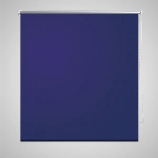 Rullgardin marinblå 80 x 175 cm mörkläggande