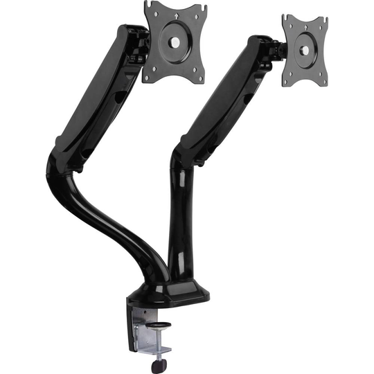 LogiLink BP0041 2x Monitor bordsfäste 33,0 cm (13) - 68,6 cm (27) Tiltbar, Svängbar, Roterbar