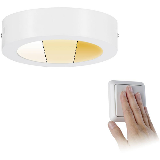 LED-panel 10.2 W N/A Paulmann Carpo 79790 Matt vit
