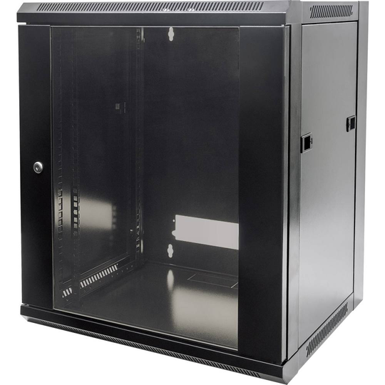 Intellinet 711777 19 väggskåp (B x H x D) 570 x 500 x 450 mm 9 U Svart (RAL 9005)