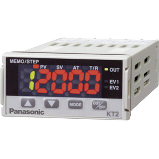 Panasonic AKT2212200 Termostat K, J, R, S, B, E, T, N, PL-II, C, Pt100, Pt100 -200 till +1820 °C SSR (L x B x H) 98.5 x 24 x 48 mm