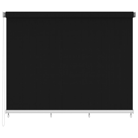 vidaXL Rullgardin utomhus 400x230 cm svart