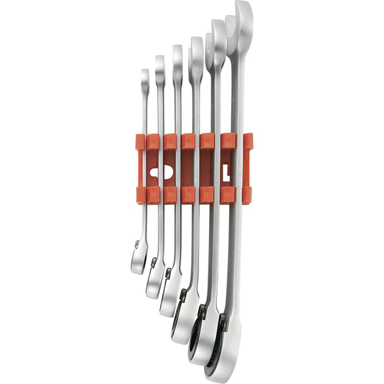 U-ring-blocknyckelset; 6 delar 8 - 19 mm TOOLCRAFT 824124