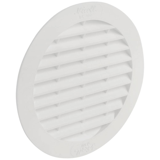 Ventilationsgaller Plast Håldiameter: 10 cm Wallair N32920