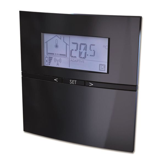 LK Systems RF ICS.2 Rumstermostat vit Trådlös