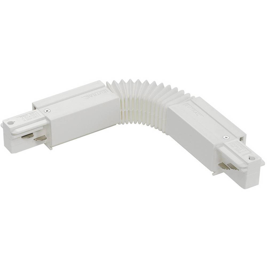 Högspänningsystem-komponent Flexibel koppling Eutrac EUTRAC Flex-Verbinder, weiss 1001524 alarmvitt