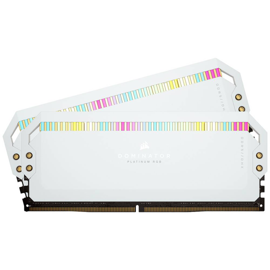 Corsair CMT64GX5M2B5200C40W Internminne Desktop Kit Dominator Platinum RGB 64 GB 2 x 32 GB DDR5-RAM 5200 MHz CL40-40-40-77