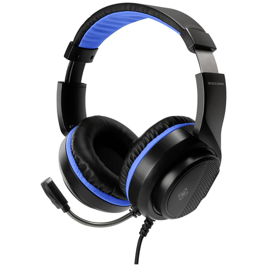 DELTACO GAMING GAM-127 Spel On-ear headset On-ear Svart