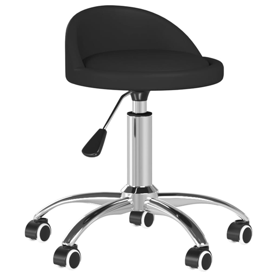 vidaXL Massagepall svart konstläder