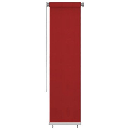 vidaXL Rullgardin utomhus 60x230 cm röd HDPE