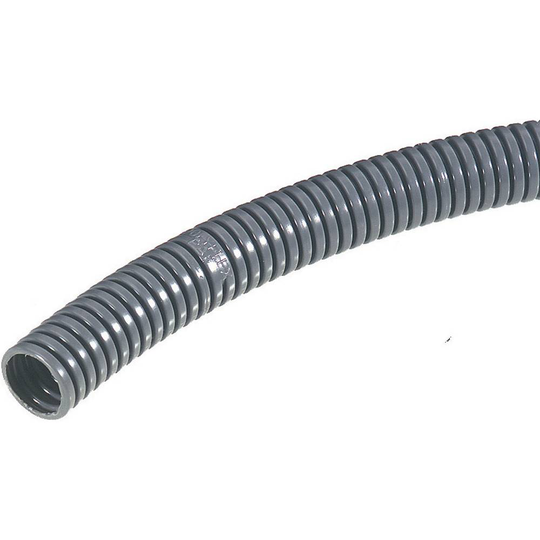 LAPP 61746939 SILVYN® RILL PA6 PG 7 Korrugerat rör (value.1363853) Grå 6.50 mm Metervara