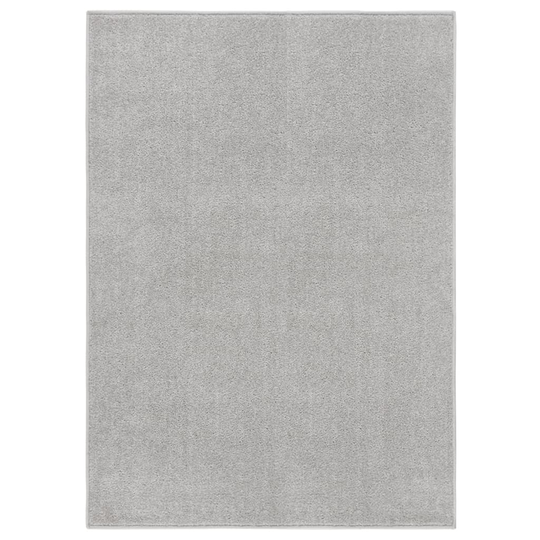 vidaXL Matta 140x200 cm ljusgrå