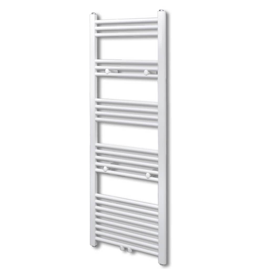vidaXL Handdukstork centralvärme element rak 500 x 1424 mm
