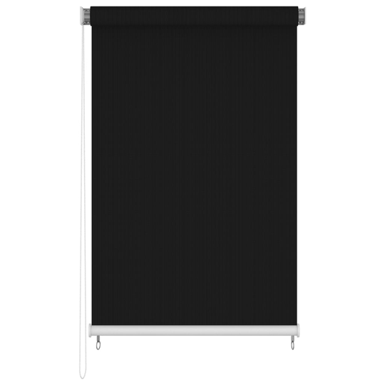vidaXL Rullgardin utomhus 140x230 cm svart
