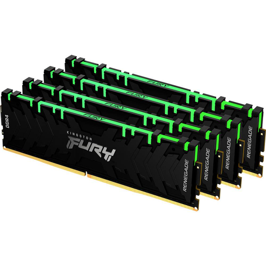 Kingston KF436C16RB1AK4/64 Internminne Desktop Kit FURY Renegade RGB 64 GB 4 x 16 GB DDR4 3600 MHz CL16