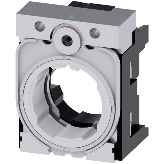 Hållare 3-faldig (B x H) 30 mm x 40 mm Grå, Svart Siemens 3SU1550-0AA10-0AA0 1 st