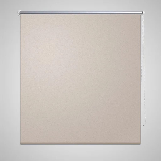 Rullgardin beige 100 x 230 cm mörkläggande