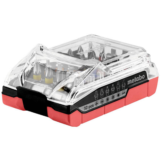 Metabo 626696000 Bit-Set Stjärnspår Phillips, Stjärnspår Pozidriv, Spår, T-Profil