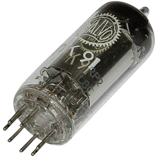 DK 91 Elektronrör Heptod 45 V 1.7 mA Antal poler: 7 Lampsockel: Miniatyr Innehåll 1 st