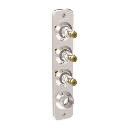 Vatette V6 Kopplingsbricka 4-rör, 15 (1/2") 3x15 mm