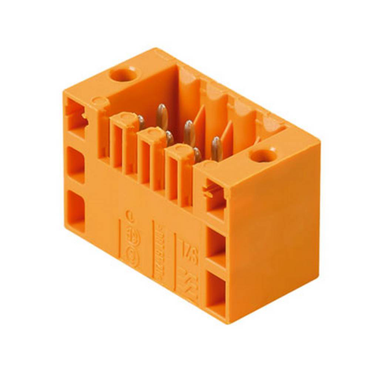 Weidmüller Stiftkontakthuskort B2L/S2L 3.50 Totalt antal poler 8 Rastermått: 3.50 mm 1729600000 84 st