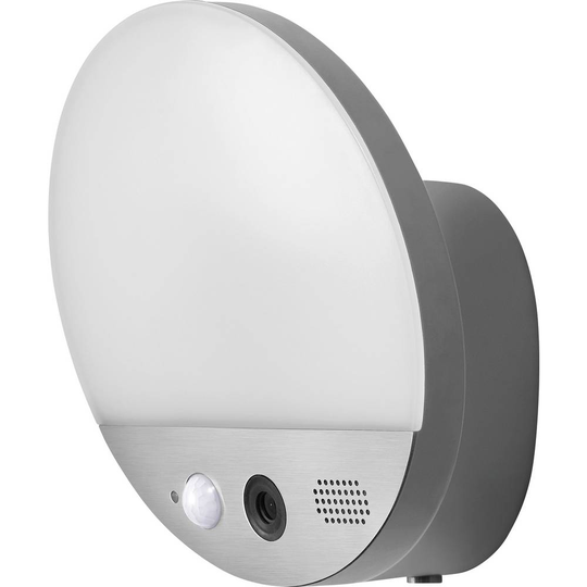 LEDVANCE Smart+ WiFi Round Camera 4058075564480 AC35456 Ytterväggsbelysning med övervakningskamera 15 W