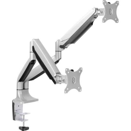 LogiLink BP0043 2x Monitor bordsfäste 33,0 cm (13) - 81,3 cm (32) Justerbar i höjd, Tiltbar, Svängbar, Vridbar