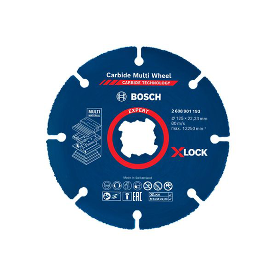 Bosch Expert Carbide Multi Wheel X-LOCK Kapskiva 125 mm