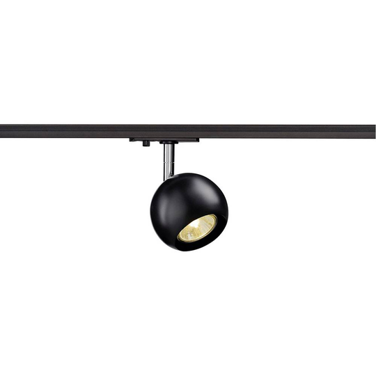 Högvolt-skensystem GU10 EEK: A++ (A++ - E) SLV SLV 144010 Svart, Krom