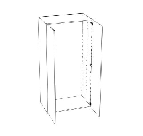 Ballingslöv Högskåp HSF8 med 2 luckor