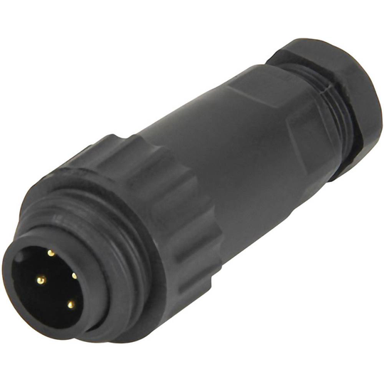 Weipu 814055 Rundkontakt Kontakt hane rak Serie (rundkontakt): WA Totalt antal poler: 3 + PE 1 st