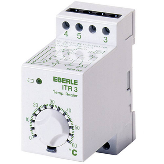 Termostat för inbyggnad Inbyggnad -40 till 20 °C Eberle ITR-3 528 000