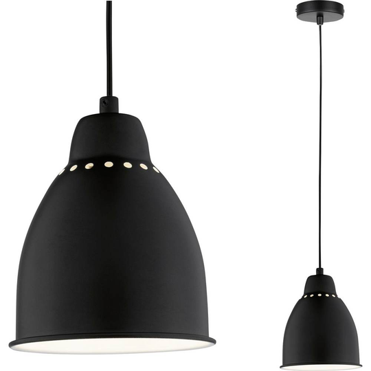 Pendellampa E27 Paulmann PAULMANN 79763 Svart