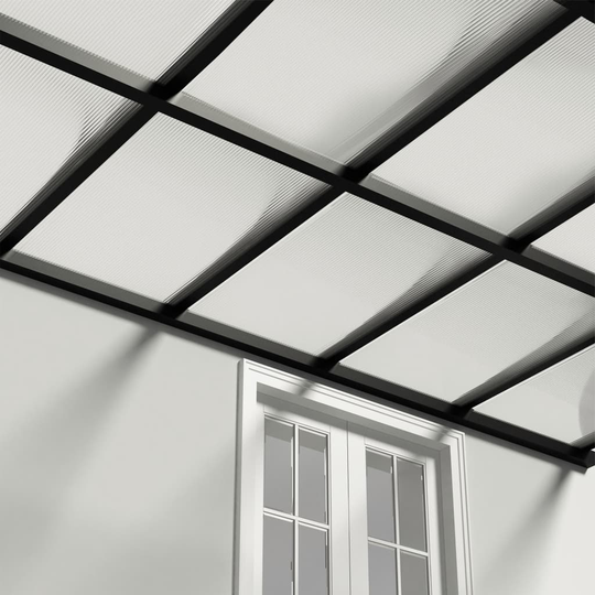 vidaXL Polykarbonatark 28 st 4 mm 121x60 cm