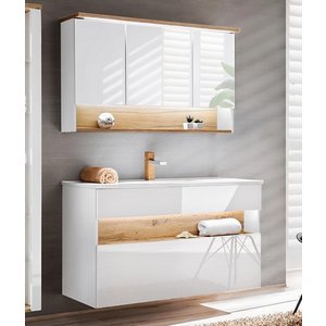 Möbelpaket Bahama 120 cm - vit