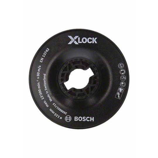 X-LOCK stödplatta, 115 mm hard Bosch Accessories 2608601713 N/A