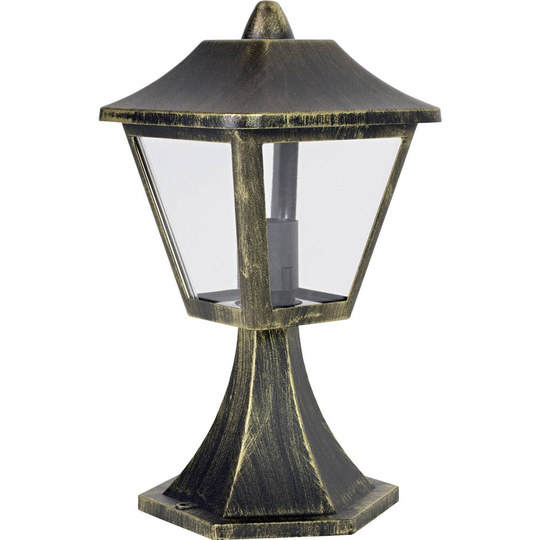 Utomhusmarkbelysning E27 LEDVANCE Endura Classic Traditional 4058075206342 Svart, Guld