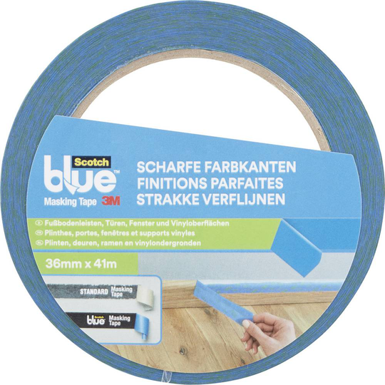 Scotch 3M 2093ELDABE36 Målartejp ScotchBlue™ Blå (L x B) 41 m x 36 mm 1 st
