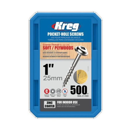 Kreg SML-C1-500 Skruv 25 mm 500-pack