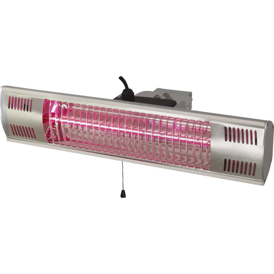 Silva Homeline 510021 Kortvågs Infravärmare 1500 W Silver (matt)