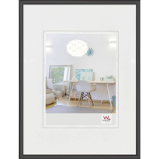 walther+ design Växelram akryl KV824B Pappersformat: 18 x 24 cm Svart