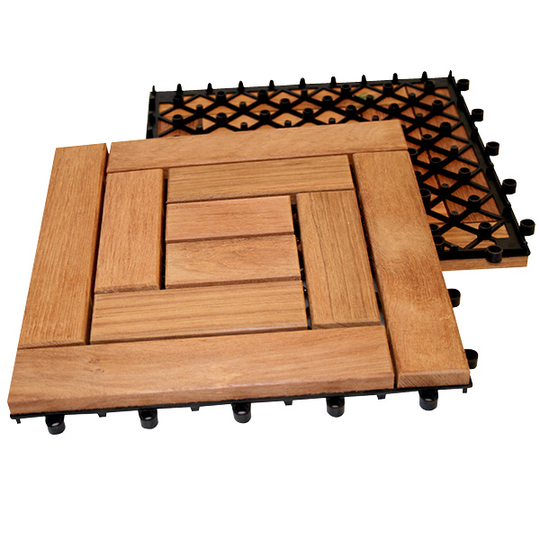 Trall Teak Deltaplattan 30x30 Typ C