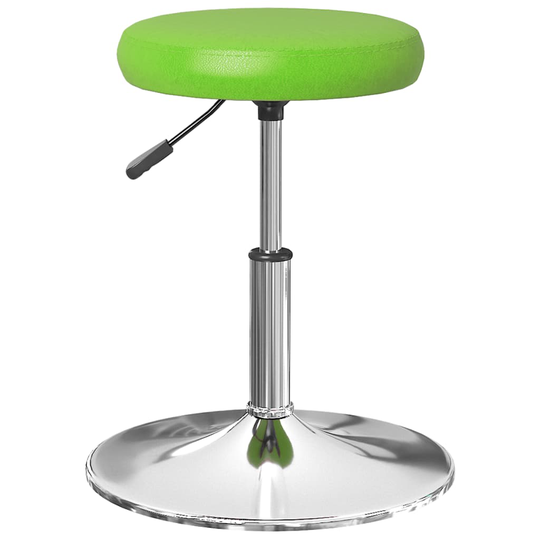 vidaXL Massagepall grön konstläder