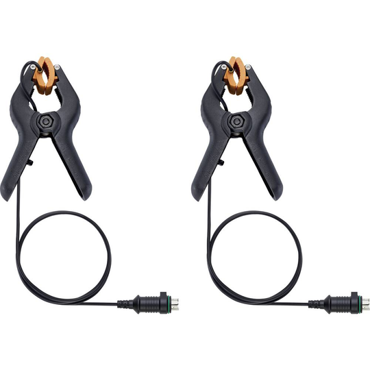 Temperatursensor testo Zangen-Temperaturfühler-Set Tång-temperaturgivarset (med sladd, NTC) - för mätningar på rör (Ø 6-35 mm), 0613 5507