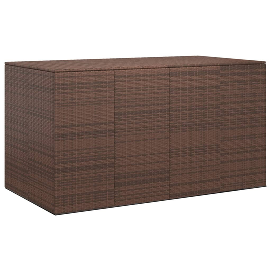 vidaXL Dynbox PE-rotting 194x100x103 cm brun