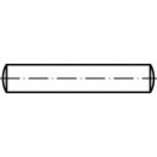 TOOLCRAFT TO-5393355 Cylinderstift 13 mm Stål 25 st