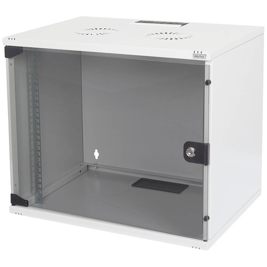 Digitus DN-19 07U-S-1 19 väggskåp (B x H x D) 540 x 370 x 400 mm 7 U Grå-vit (RAL 7035)