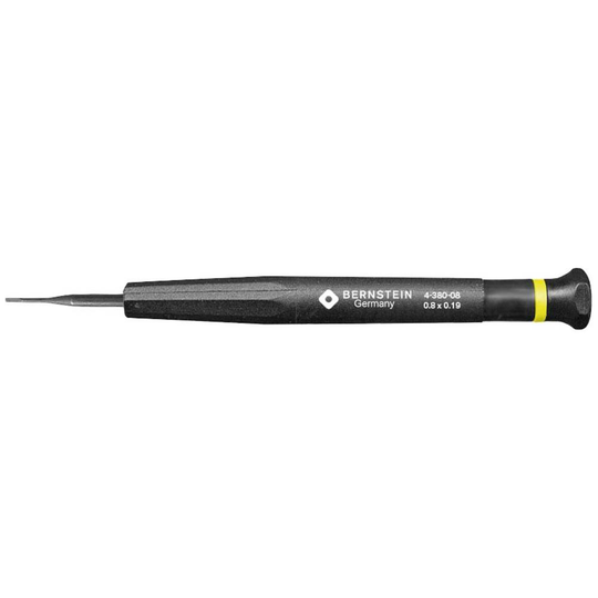 Spårskruvmejsel Bernstein Tools 4-380-08 Klingbredd: 0.8 mm Klinglängd: 17 mm
