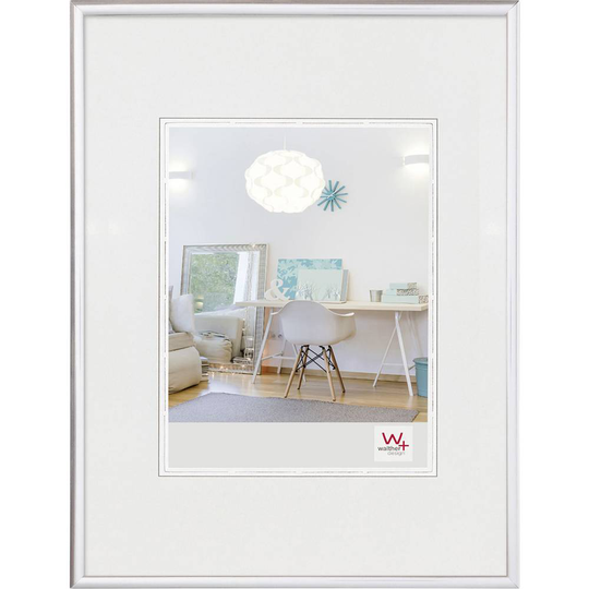 walther+ design Växelram akryl KV824S Pappersformat: 18 x 24 cm Silver